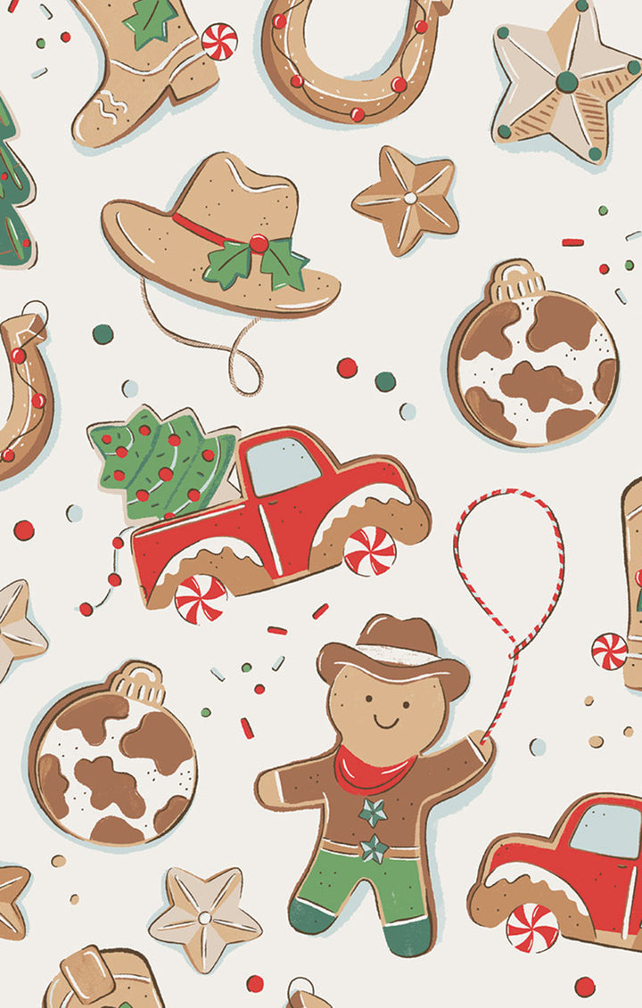 Cowboy Christmas - 2 Way Zipper Romper