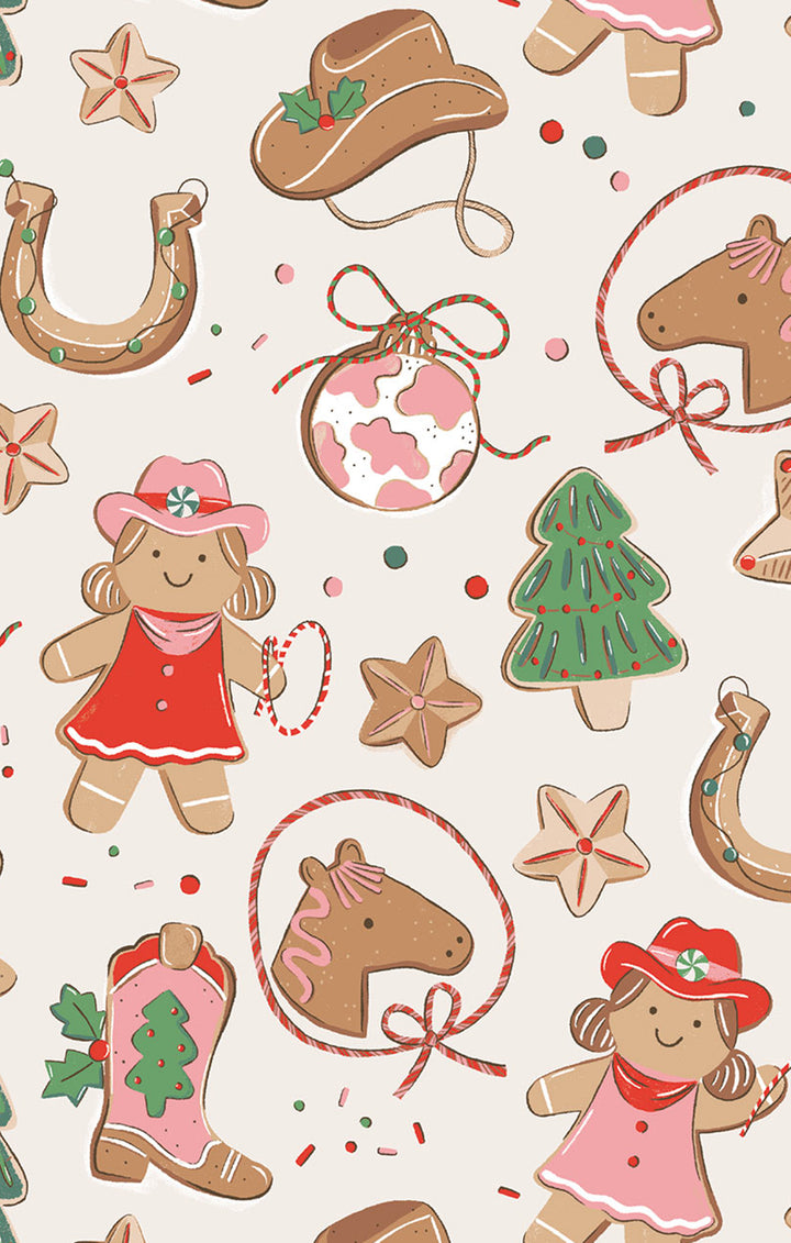 Cowgirl Christmas - L/s Loungewear Set