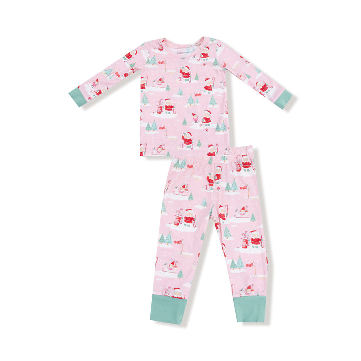 Golfing Mrs. Claus And Elves - L/s Loungewear Set