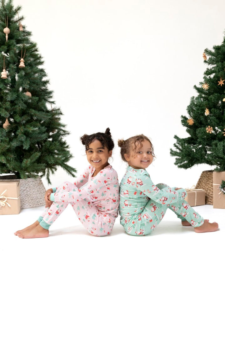 Golfing Mrs. Claus And Elves - L/s Loungewear Set