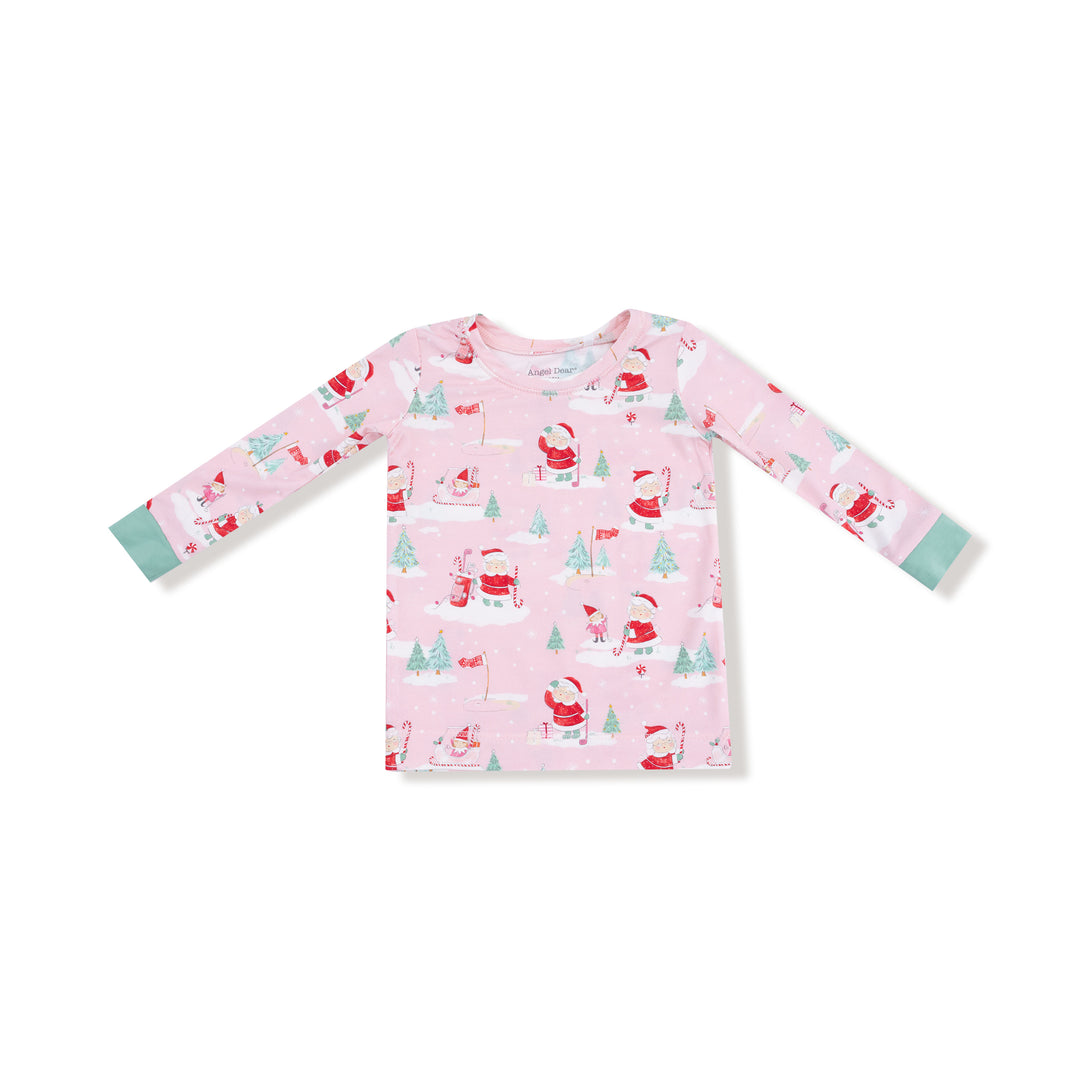 Golfing Mrs. Claus And Elves - L/s Loungewear Set