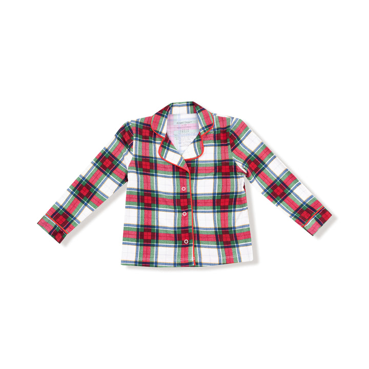 Holiday Plaid - Kids L/s Coat Style W/ Pant