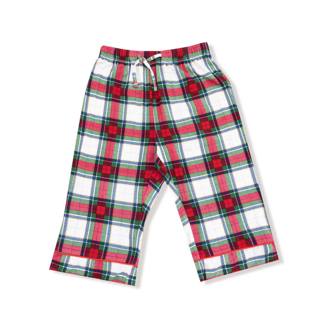 Holiday Plaid - Kids L/s Coat Style W/ Pant