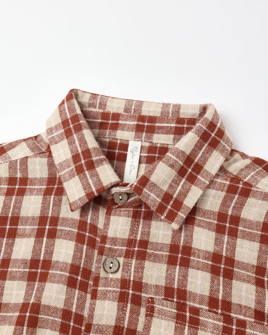Collared L/S Shirt - Red Plaid