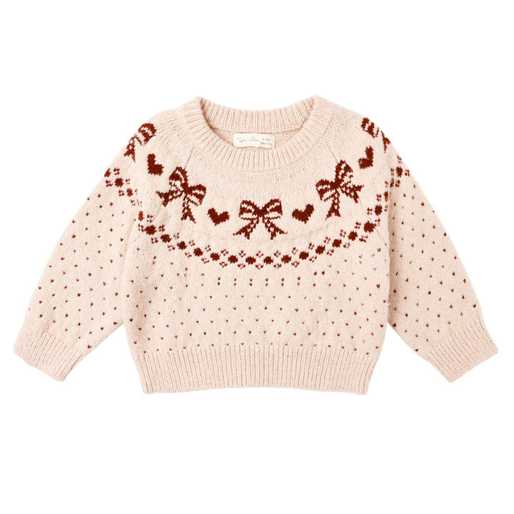 Fair Isle Sweater - Bows