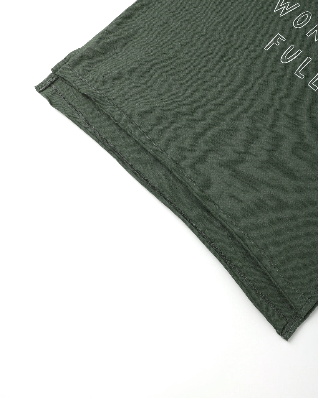 Raw Edge L/S Tee - Life is Wonder Full