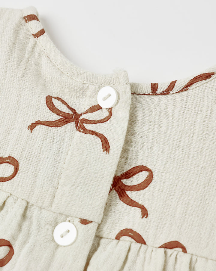 Sophia Top + Bloomer Set - Ruby Bows