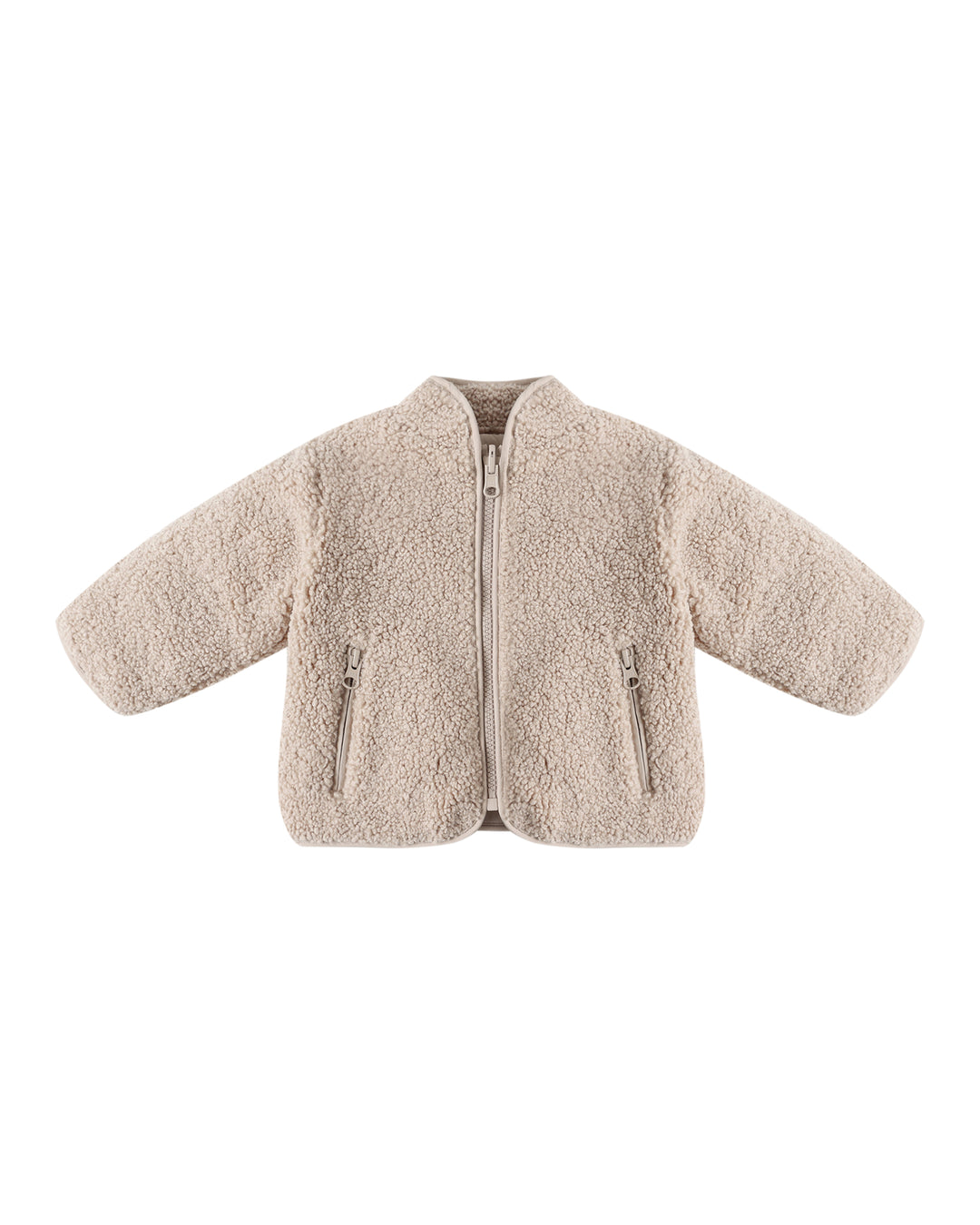 Shearling Zip Jacket Oat