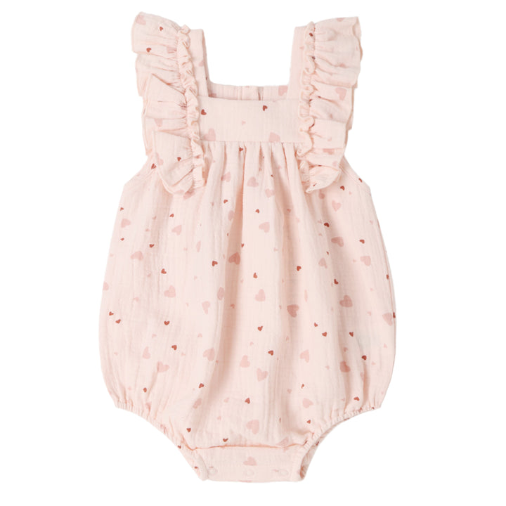 Maya Romper - Heart Confetti