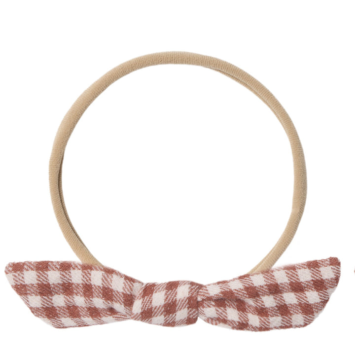 Little Knot Headband - Red Gingham