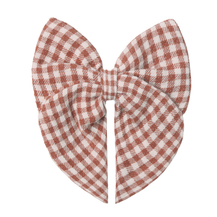 Bow - Red Gingham