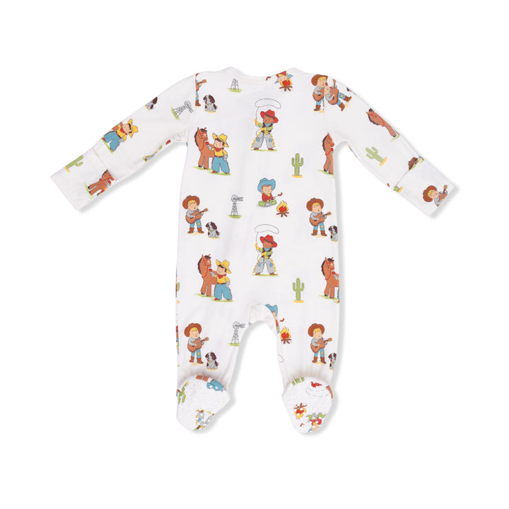 Vintage Cowboys - 2 Way Zipper Footie