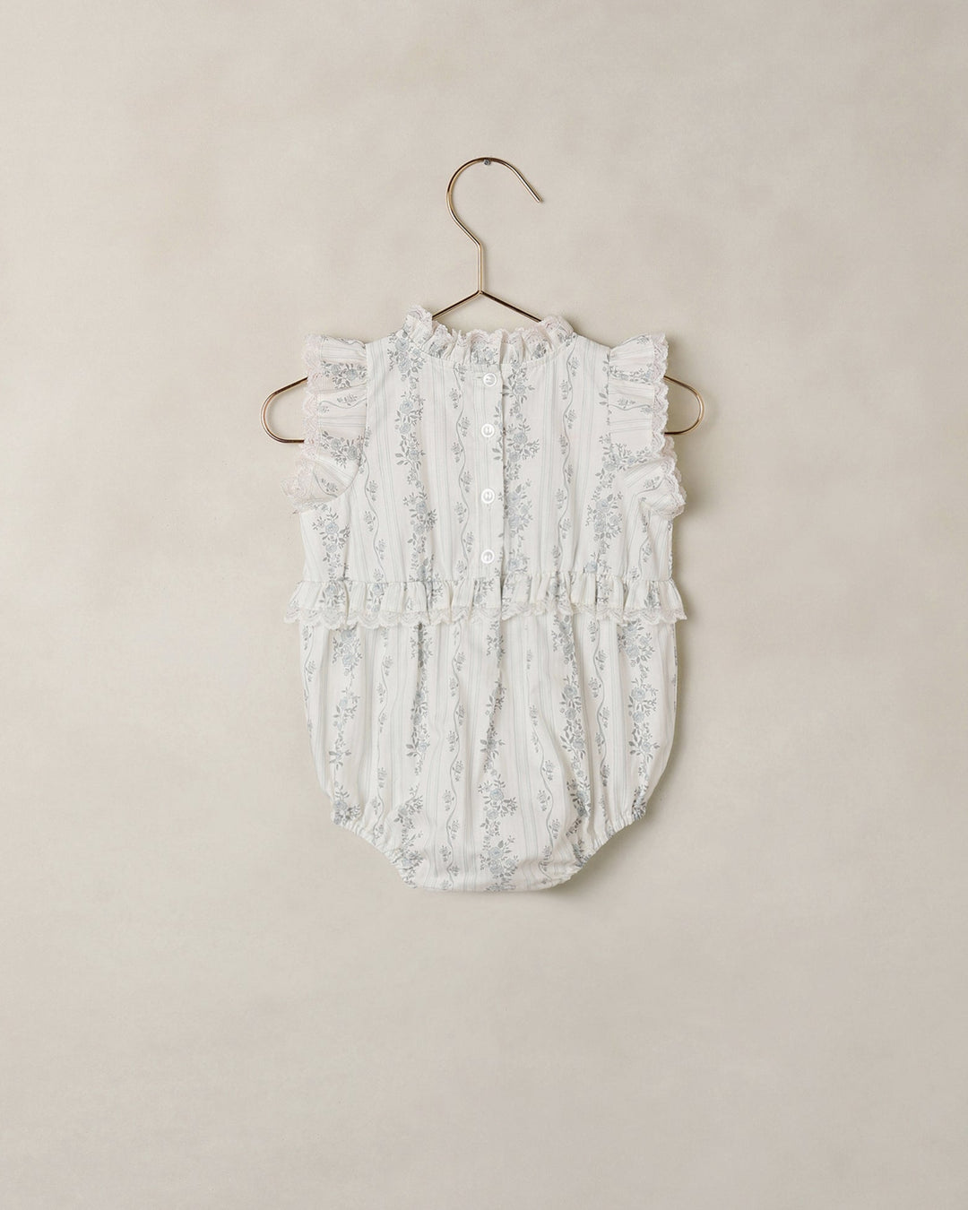 Alice Romper - French Floral Stripe
