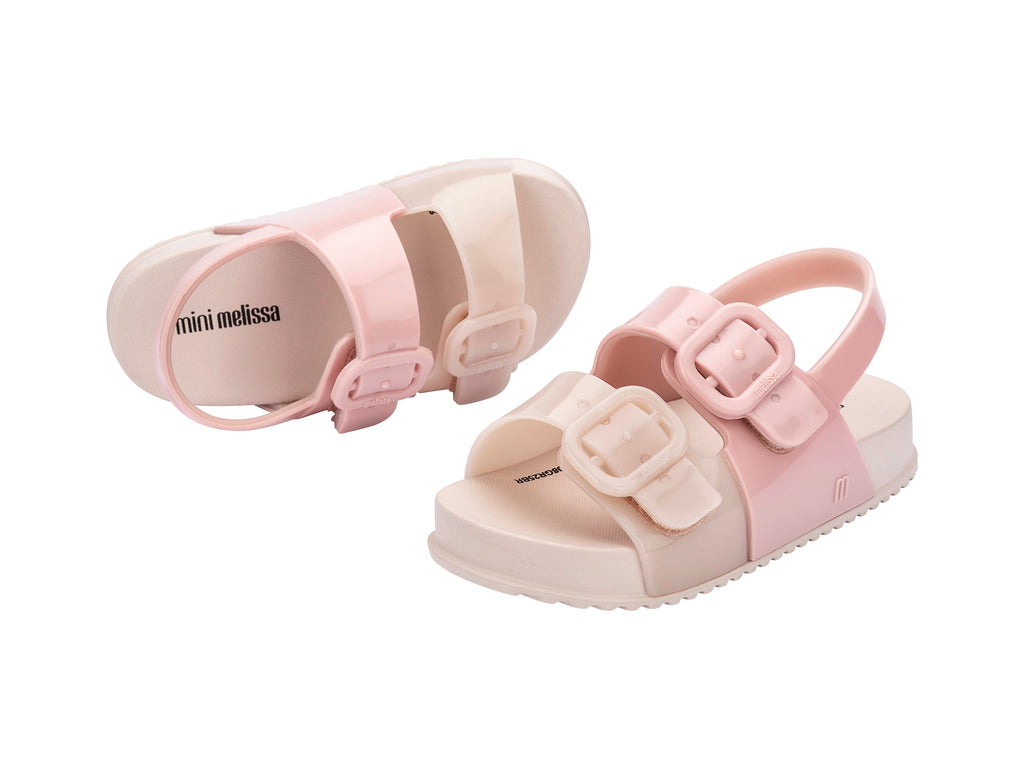 Mini Melissa Cozy Sandal Pink/Beige