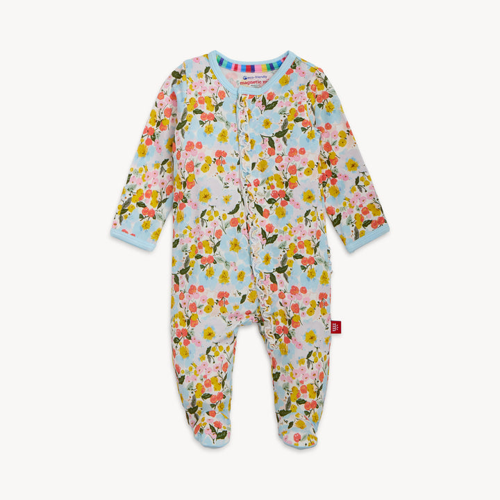 Seraphina Magnetic Footie W Ruffle