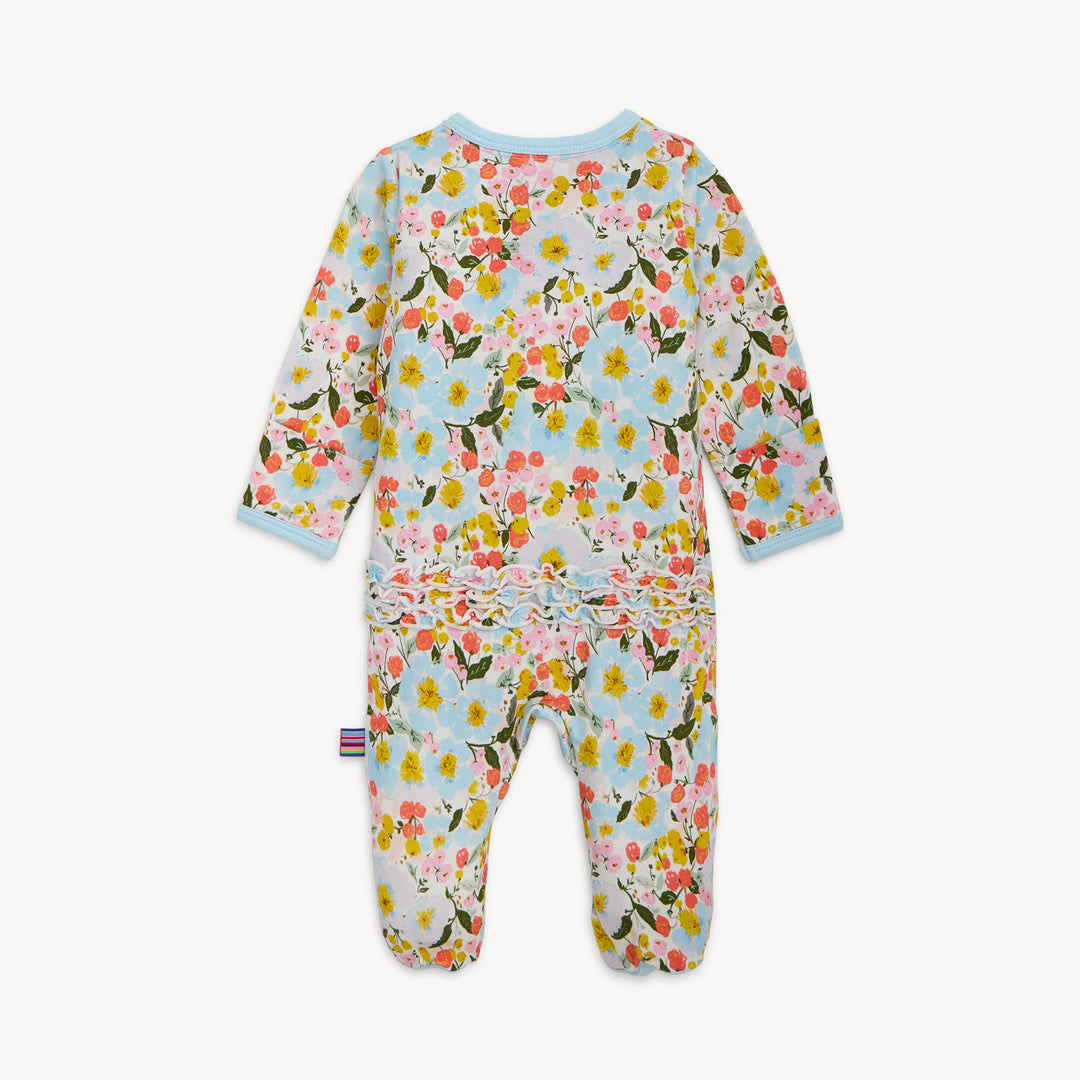 Seraphina Magnetic Footie W Ruffle