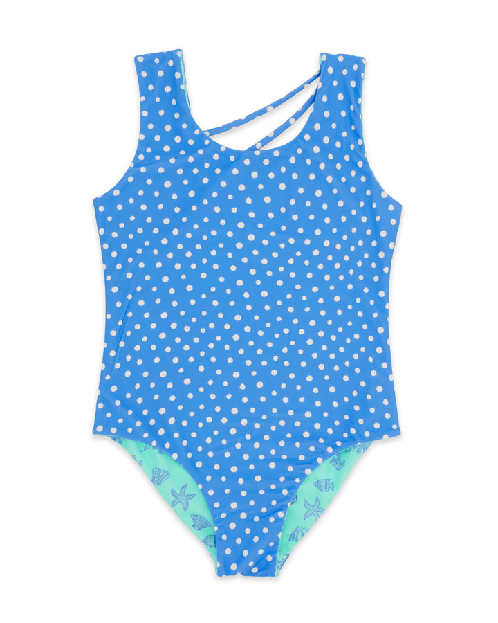 Summer Sun Reversible One-Piece - Aqua Crystal