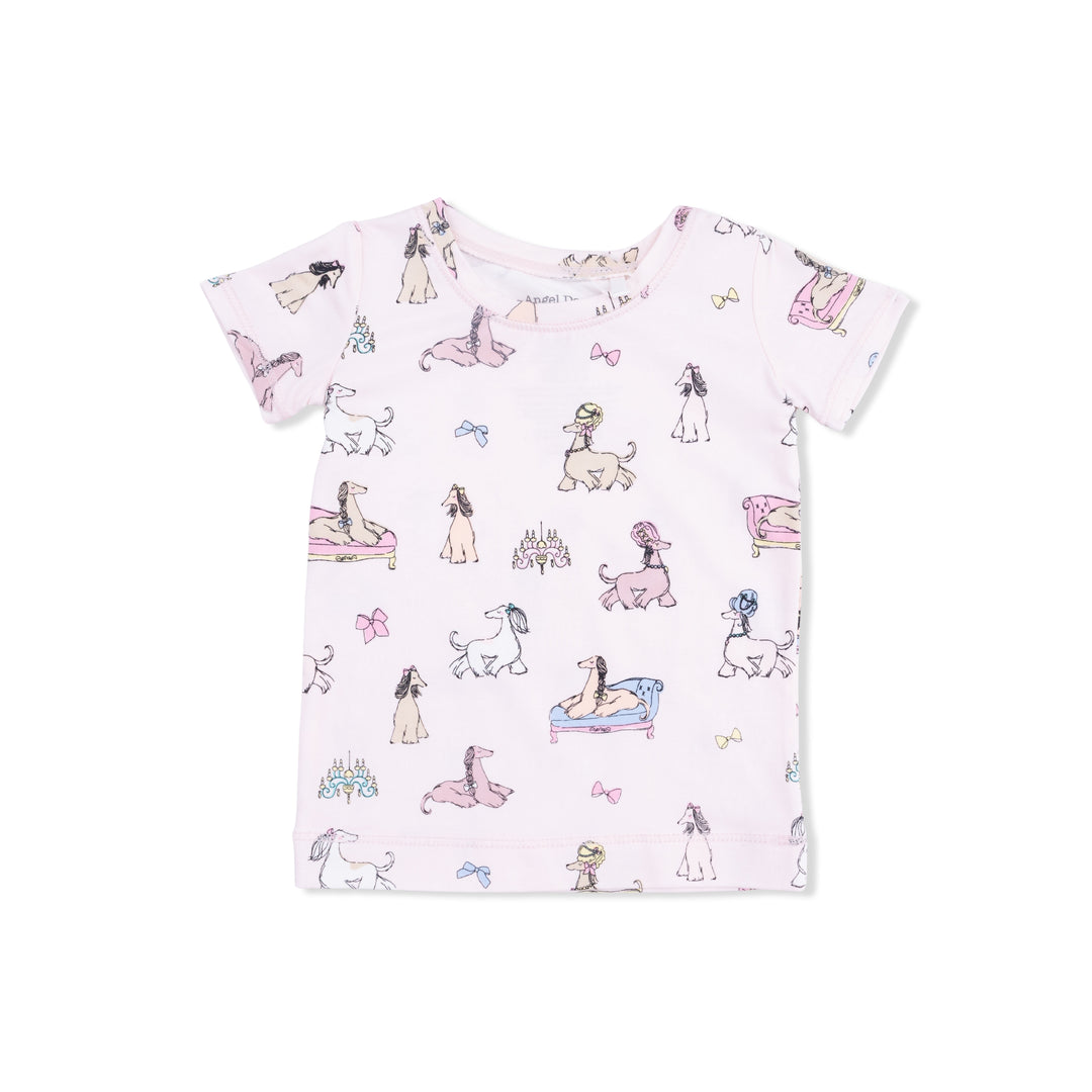 Fancy Hounds W/ Bows - S/S Loungewear Set