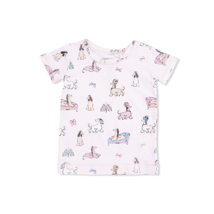 Fancy Hounds W/ Bows - S/S Loungewear Set