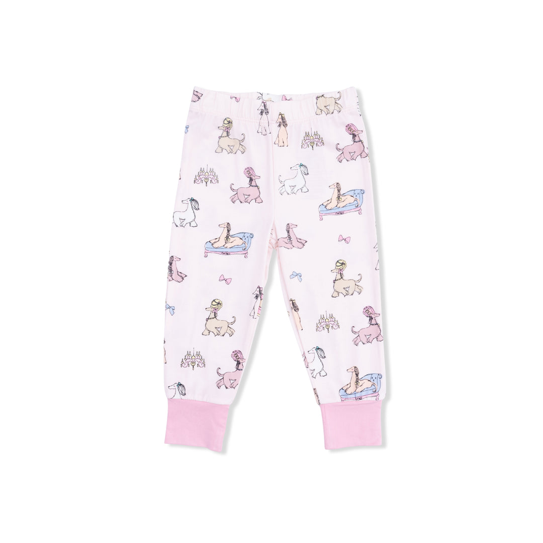 Fancy Hounds W/ Bows - S/S Loungewear Set