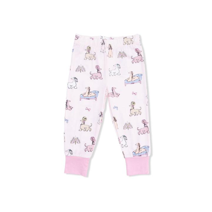 Fancy Hounds W/ Bows - S/S Loungewear Set