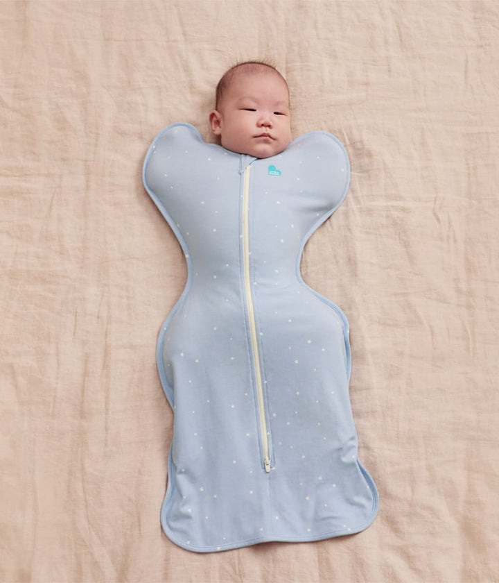 SWADDLE UP 1.0T STRETCH COTTON TWINKLE POWDER BLUE