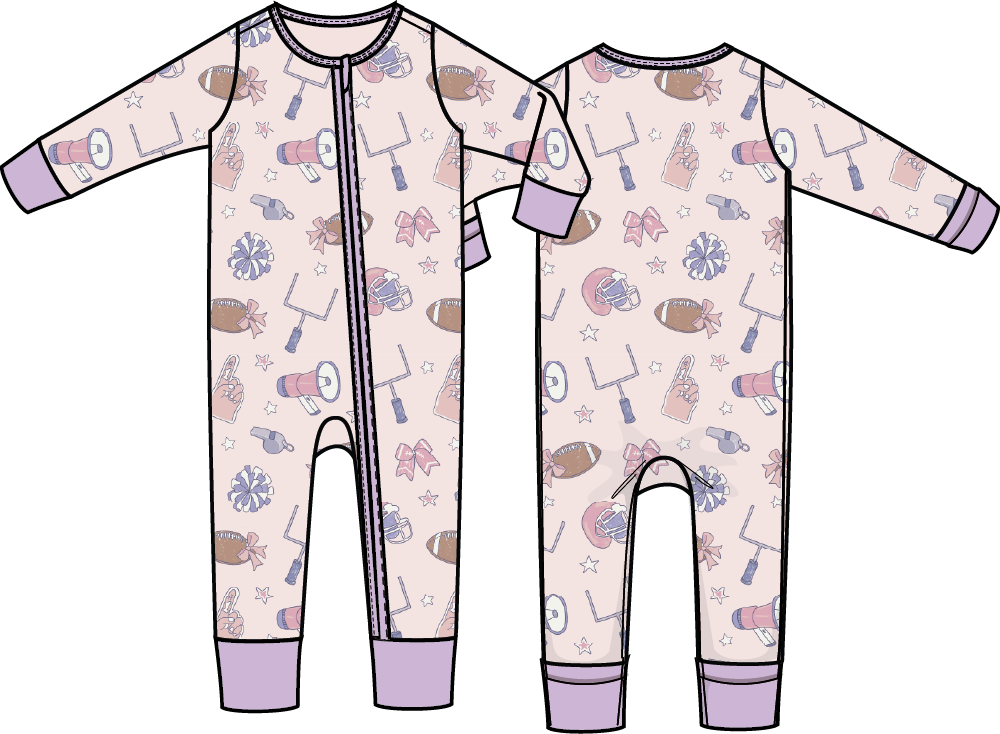 Football Cheer Convertible Romper