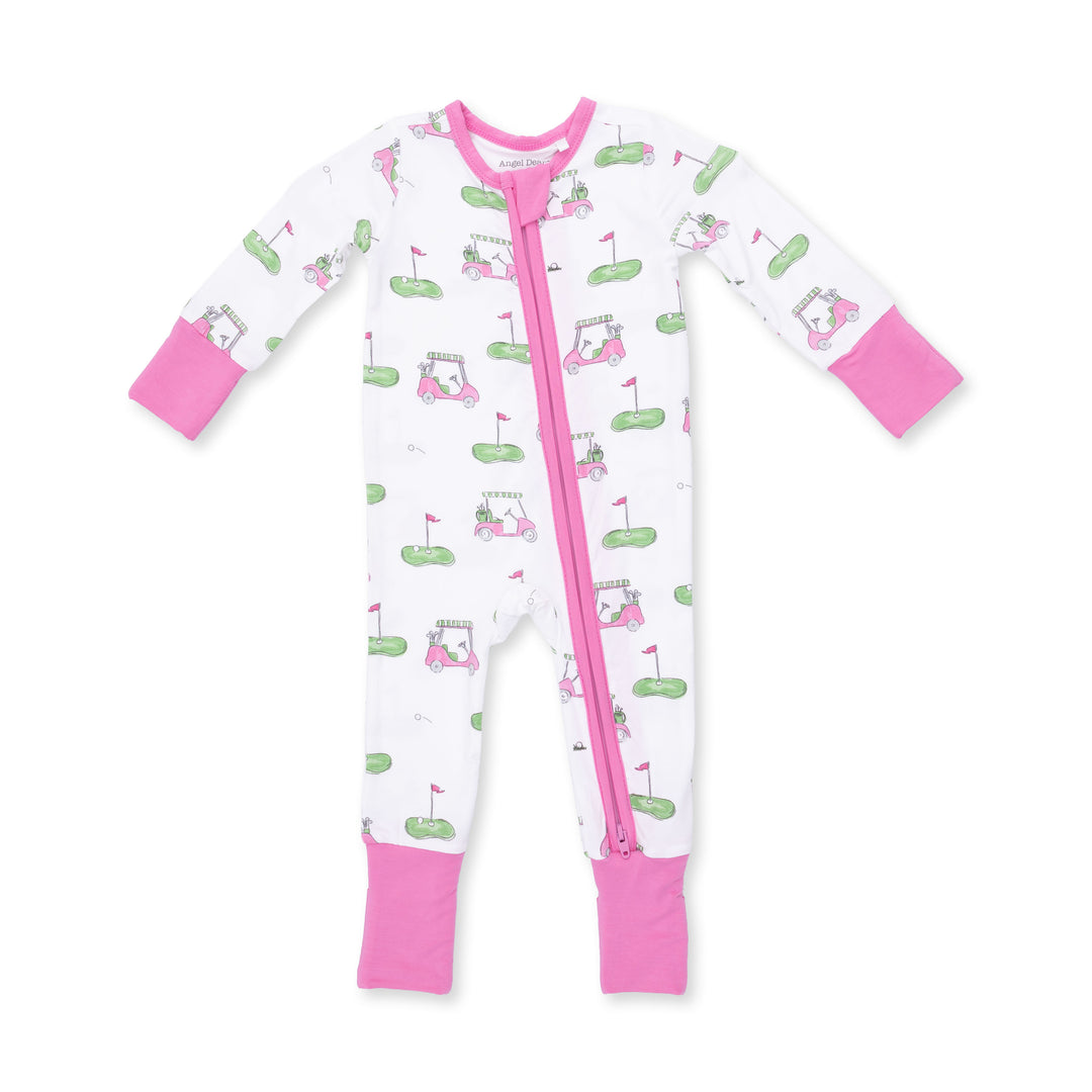 Golf Carts Pink Convertible Romper