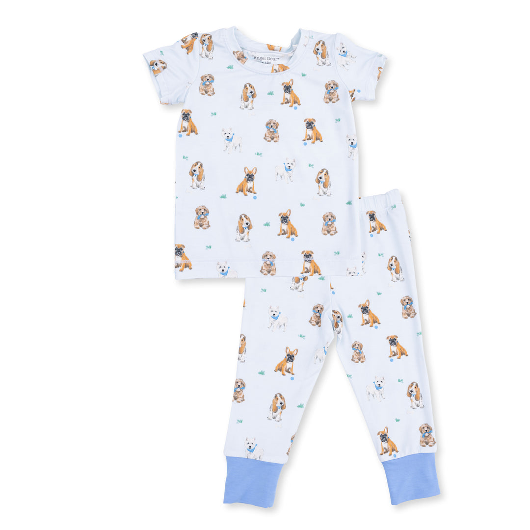 Bestie Dogs Blue S/S Loungewear Set