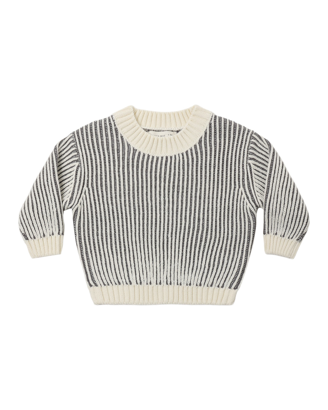 Relaxed Knit Sweater - Midnight Stripe