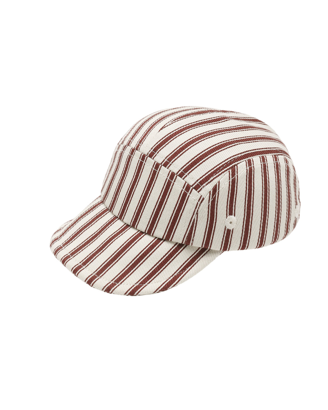 Baby Cap Black Cherry Pinstripe