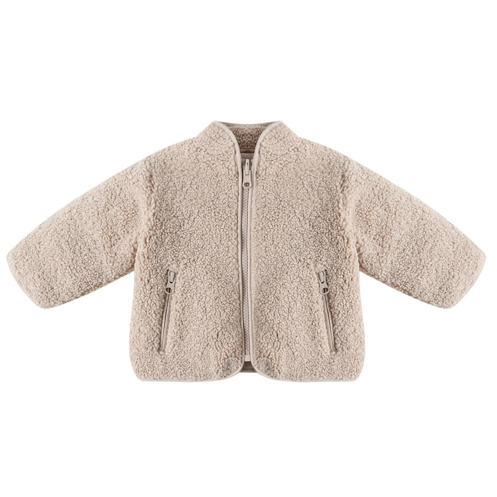 Shearling Zip Jacket Oat