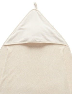 Wheat Melange Essential Hooded Towel