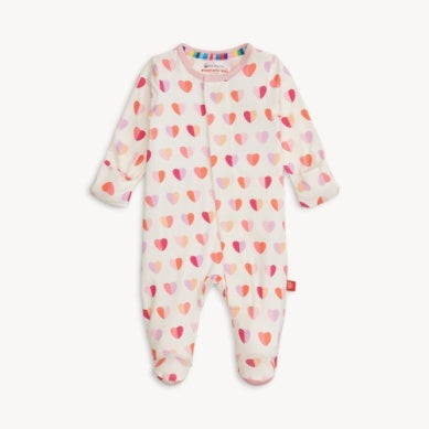 Pink XOXO Modal Footie