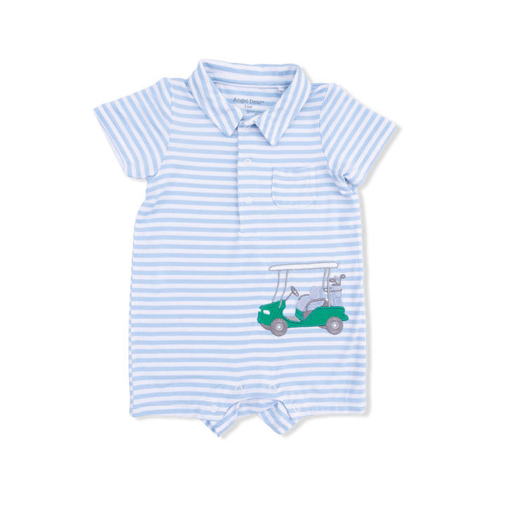 Striped Golf - Polo Shortie