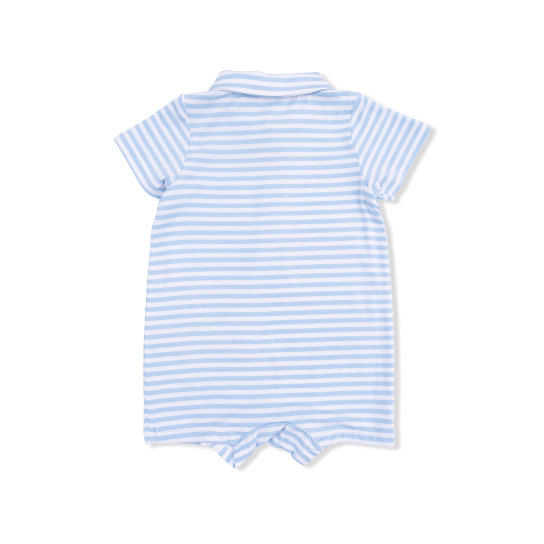 Striped Golf - Polo Shortie