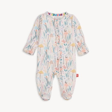 Shroom and Bloom Modal Ruffle Footie