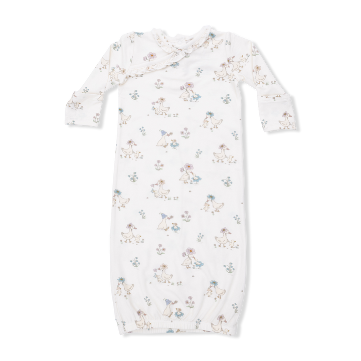 Flower Ducklings - Kimono Gown & Knot Headband