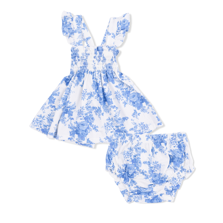 Dream Cottage Floral - Smocked Top W/ Bloomer