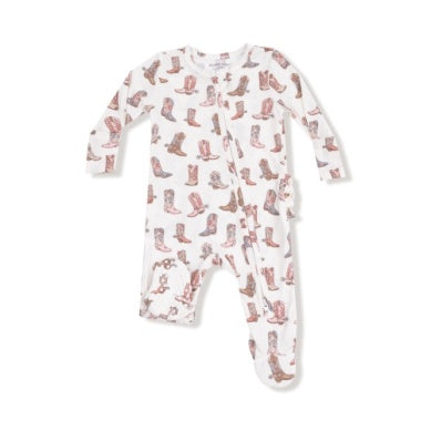 Future Cowgirl 2 Way Zipper Ruffle Footie