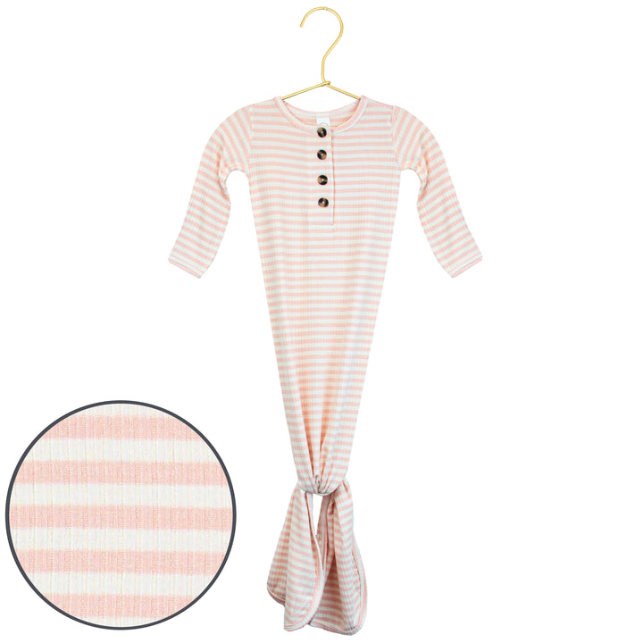 Harper Ribbed Knotted Gown