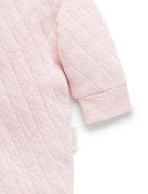 Soft Pink Quilted Growsuit