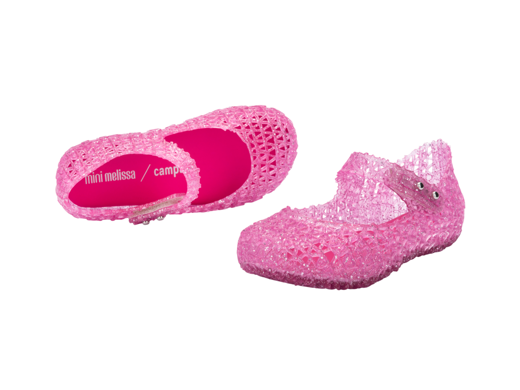 Mini Melissa Campana Pink Glitter