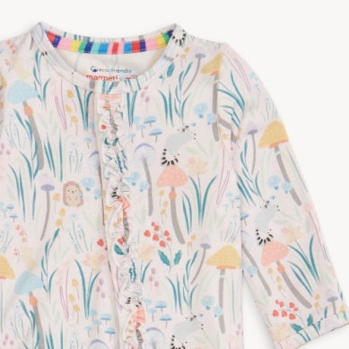 Shroom and Bloom Modal Ruffle Footie