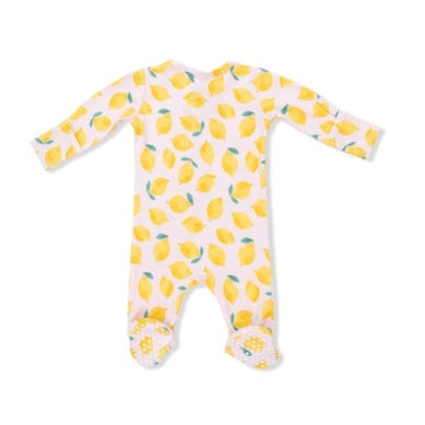 Sunny Lemons - 2 Way Zipper Footie