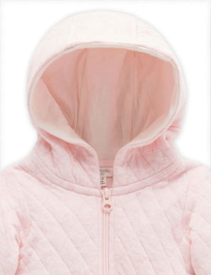 Soft Pink Quilted Growsuit