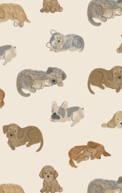 Napping Puppies 2 Way Zipper Romper