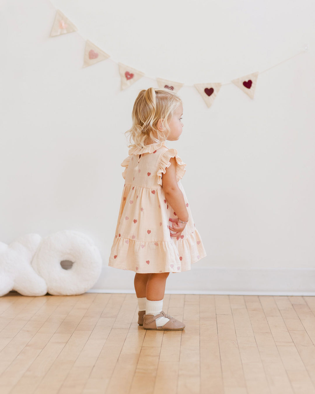 Charlotte Dress - Heart Embroidery