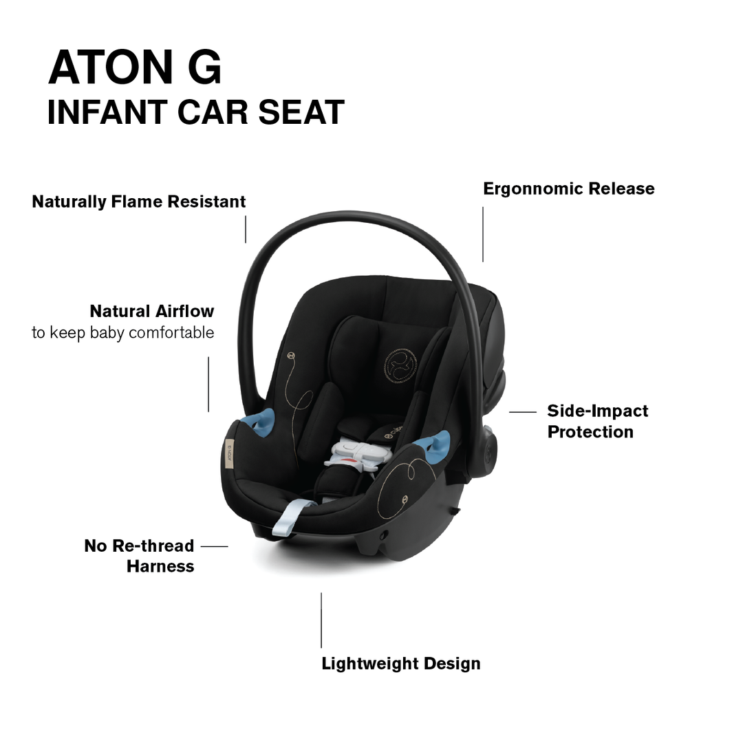 Cybex EOS Stroller + Aton G Infant Car Seat Travel System