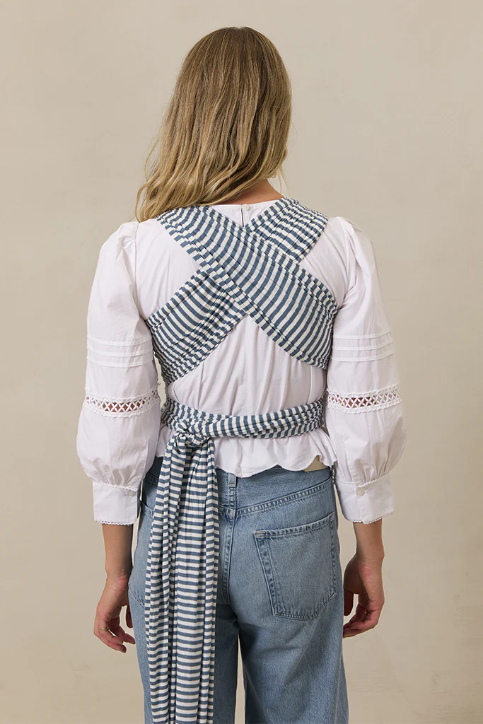 Chambray Stripe Wrap